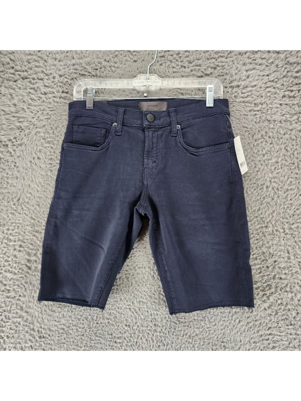 J Brand Shorts Mens 28 Keckly Depth Blue Stretch Tyler Cut Off Slim Fit *NWT*